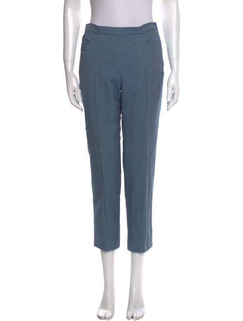 Akris Punto Printed Straight Leg Pants