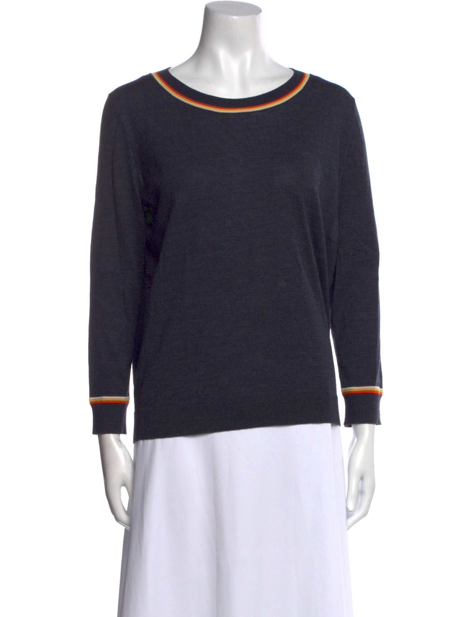 Akris Punto Wool Scoop Neck Sweatshirt