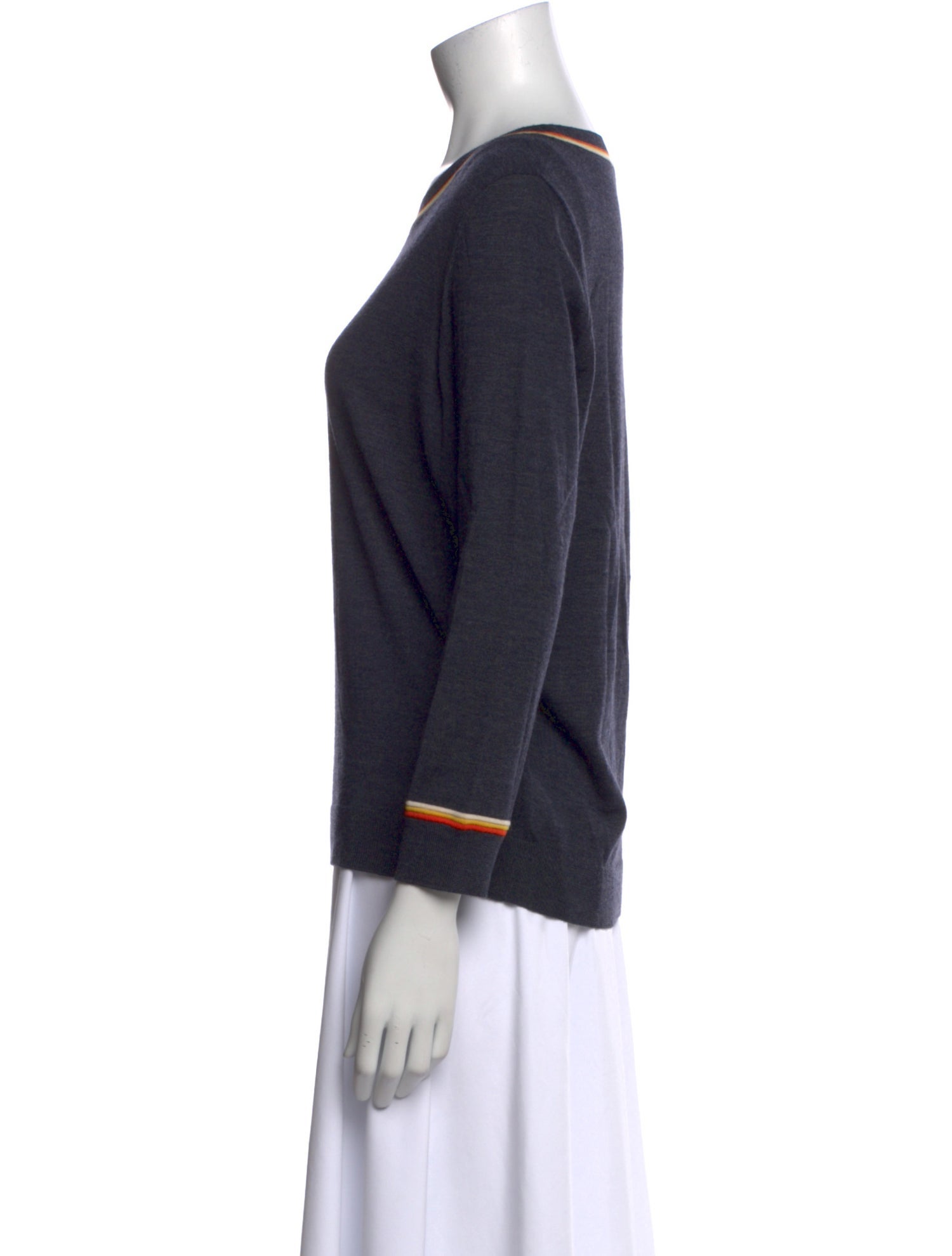 Akris Punto Wool Scoop Neck Sweatshirt
