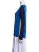Akris Punto Colorblock Pattern Scoop Neck Sweater