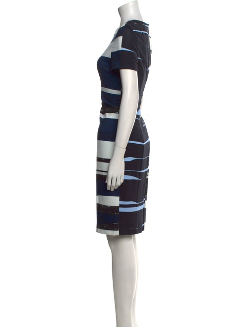 Akris Punto Striped Knee-Length Dress