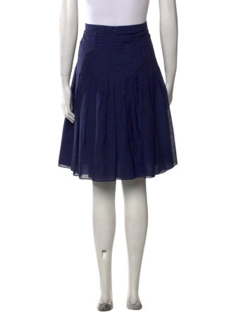 Akris Punto Pleated Accents Knee-Length Skirt