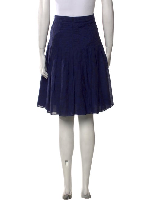 Akris Punto Pleated Accents Knee-Length Skirt
