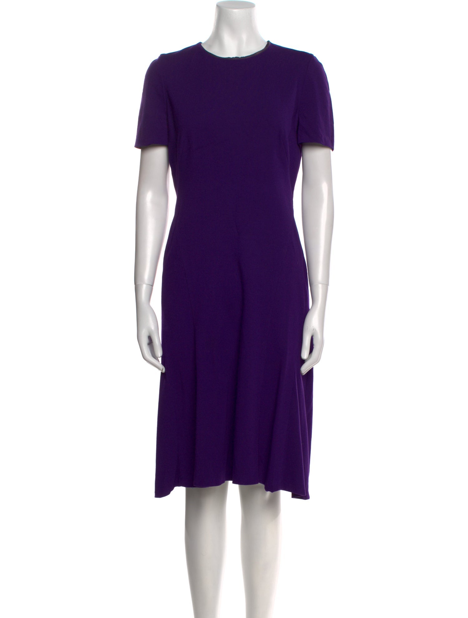 Akris Punto Crew Neck Midi Length Dress