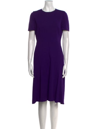 Akris Punto Crew Neck Midi Length Dress