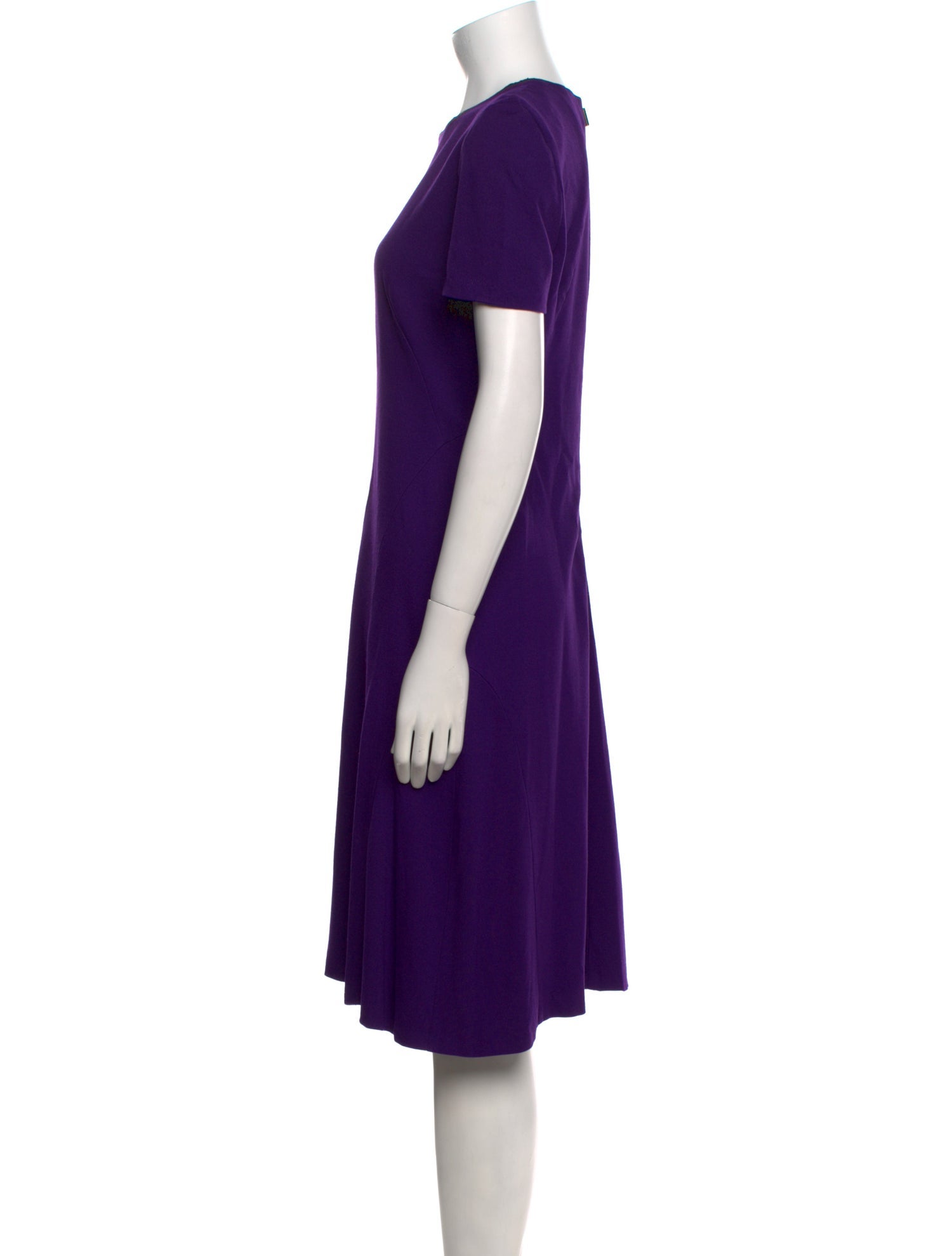 Akris Punto Crew Neck Midi Length Dress