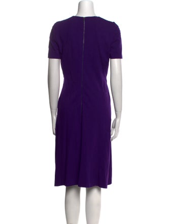 Akris Punto Crew Neck Midi Length Dress