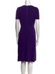 Akris Punto Crew Neck Midi Length Dress