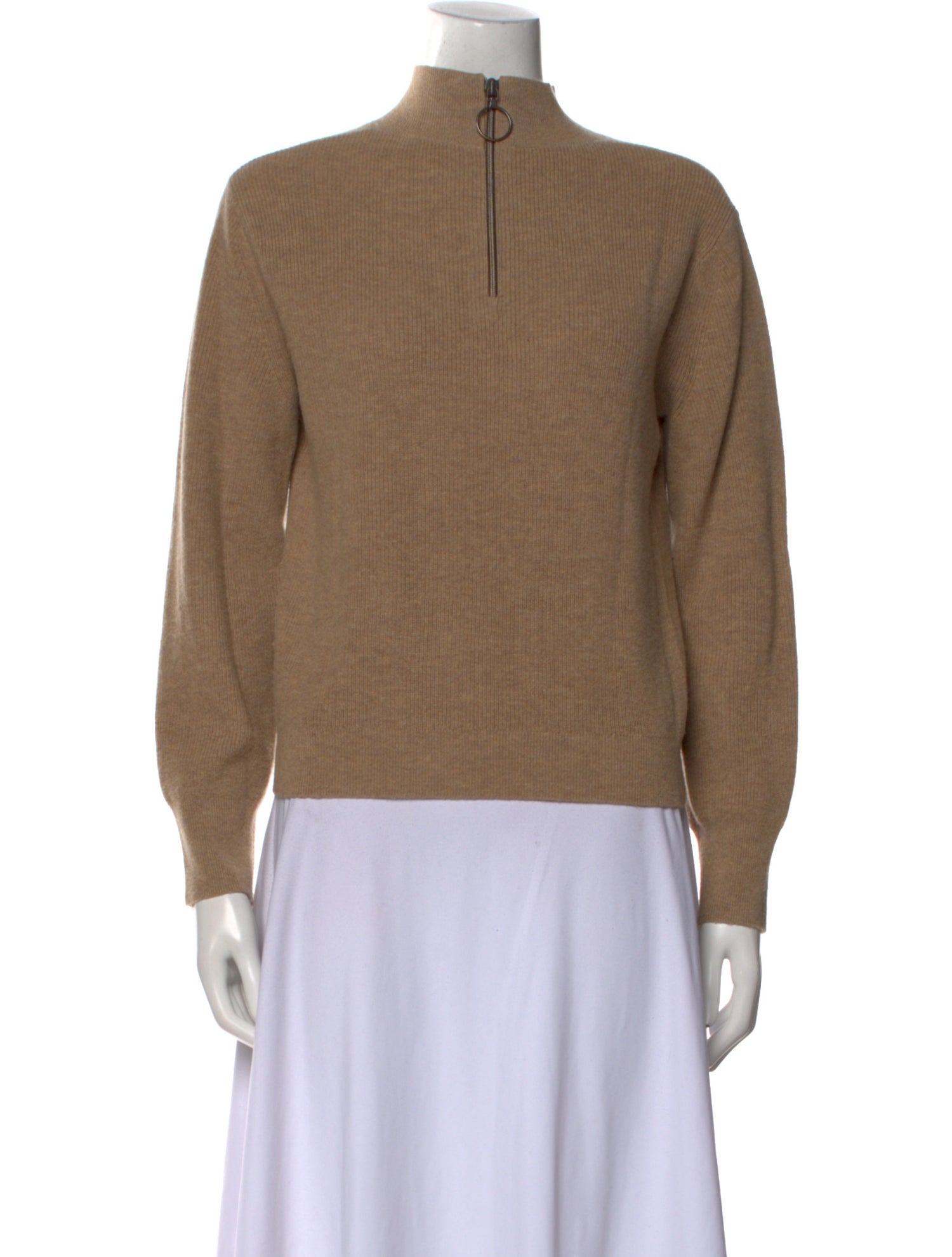 Akris Punto Virgin Wool Mock Neck Sweater
