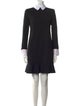Akris Punto Virgin Wool Mini Dress