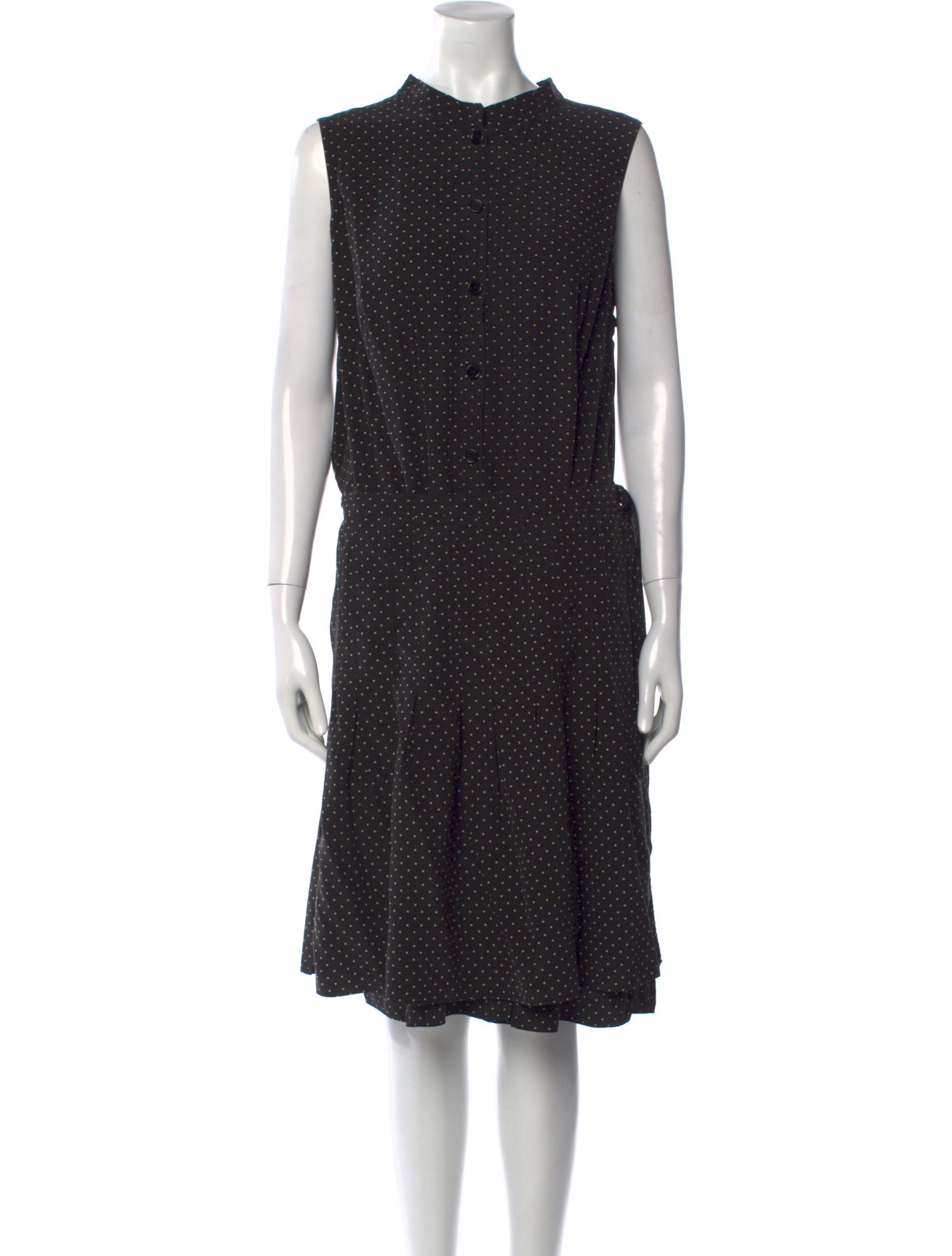 Akris Punto Silk Midi Length Dress