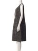 Akris Punto Polka Dot Print Knee-Length Dress