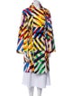 Akris Punto Printed Trench Coat