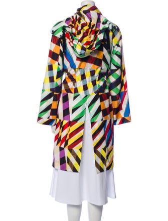 Akris Punto Printed Trench Coat