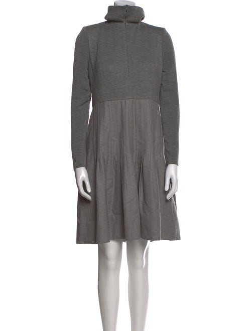 Akris Punto Turtleneck Knee-Length Dress