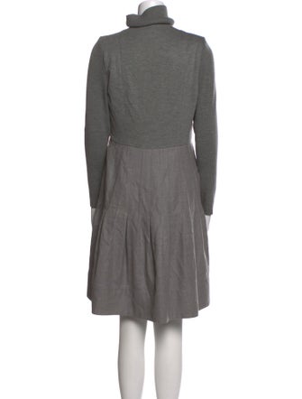 Akris Punto Turtleneck Knee-Length Dress