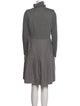 Akris Punto Turtleneck Knee-Length Dress