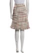 Akris Punto Tweed Pattern Knee-Length Skirt