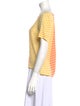 Akris Punto Silk Striped T-Shirt