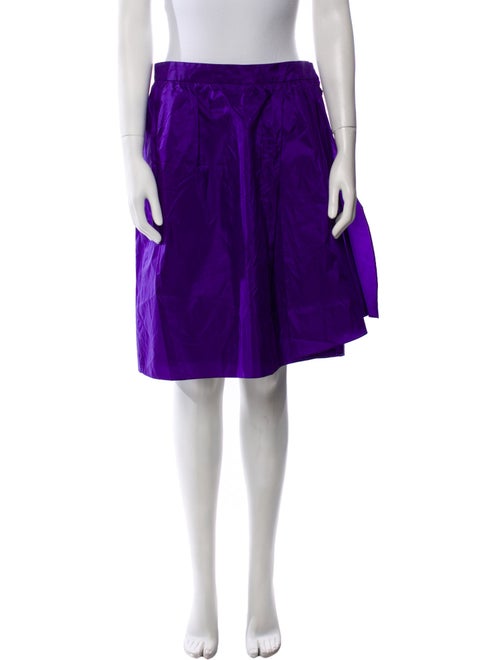 Akris Punto Silk Knee-Length Skirt