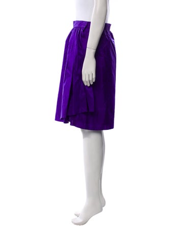 Akris Punto Silk Knee-Length Skirt