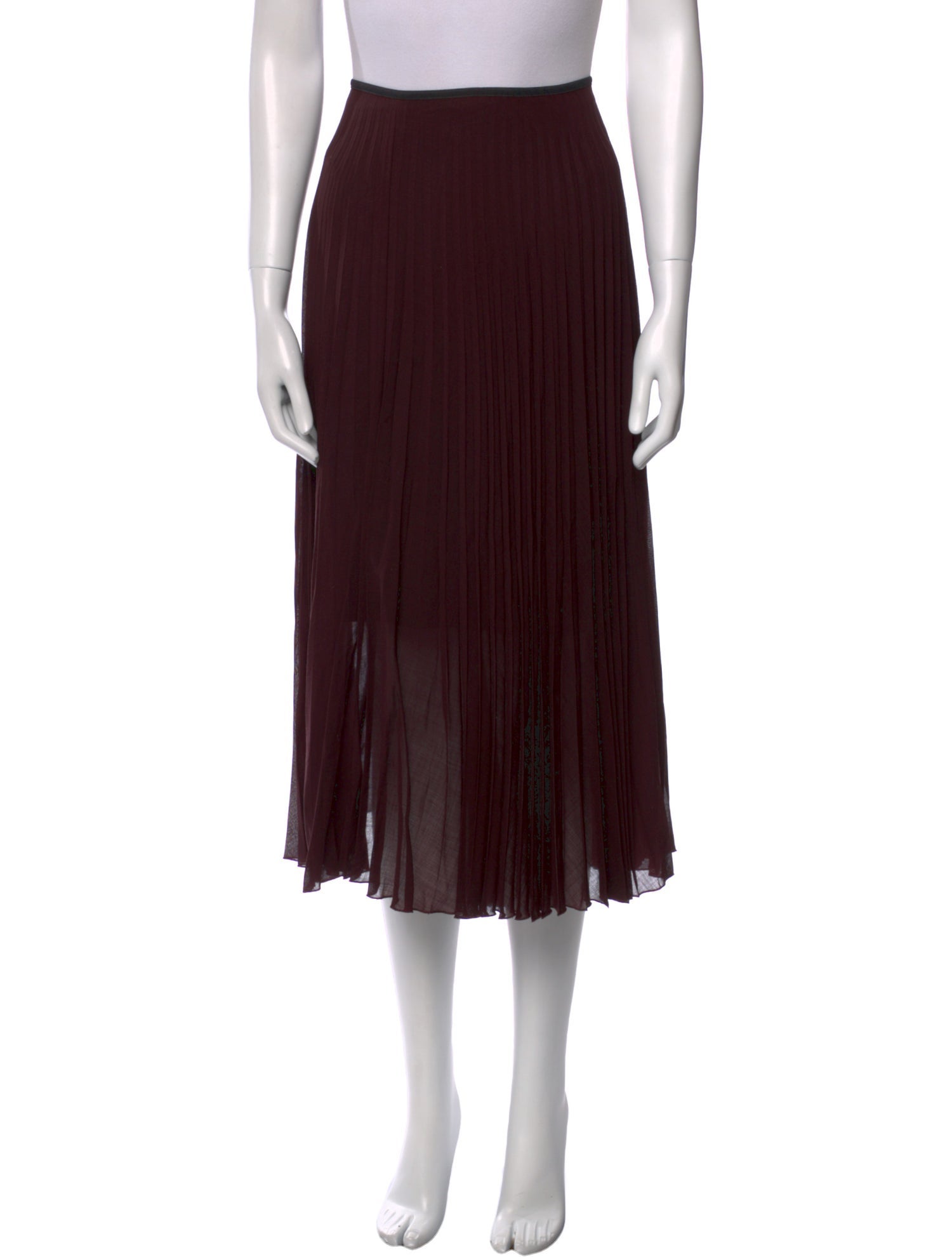 Akris Punto Wool Midi Length Skirt