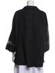 Akris Punto V-Neck Three-Quarter Sleeve Tunic