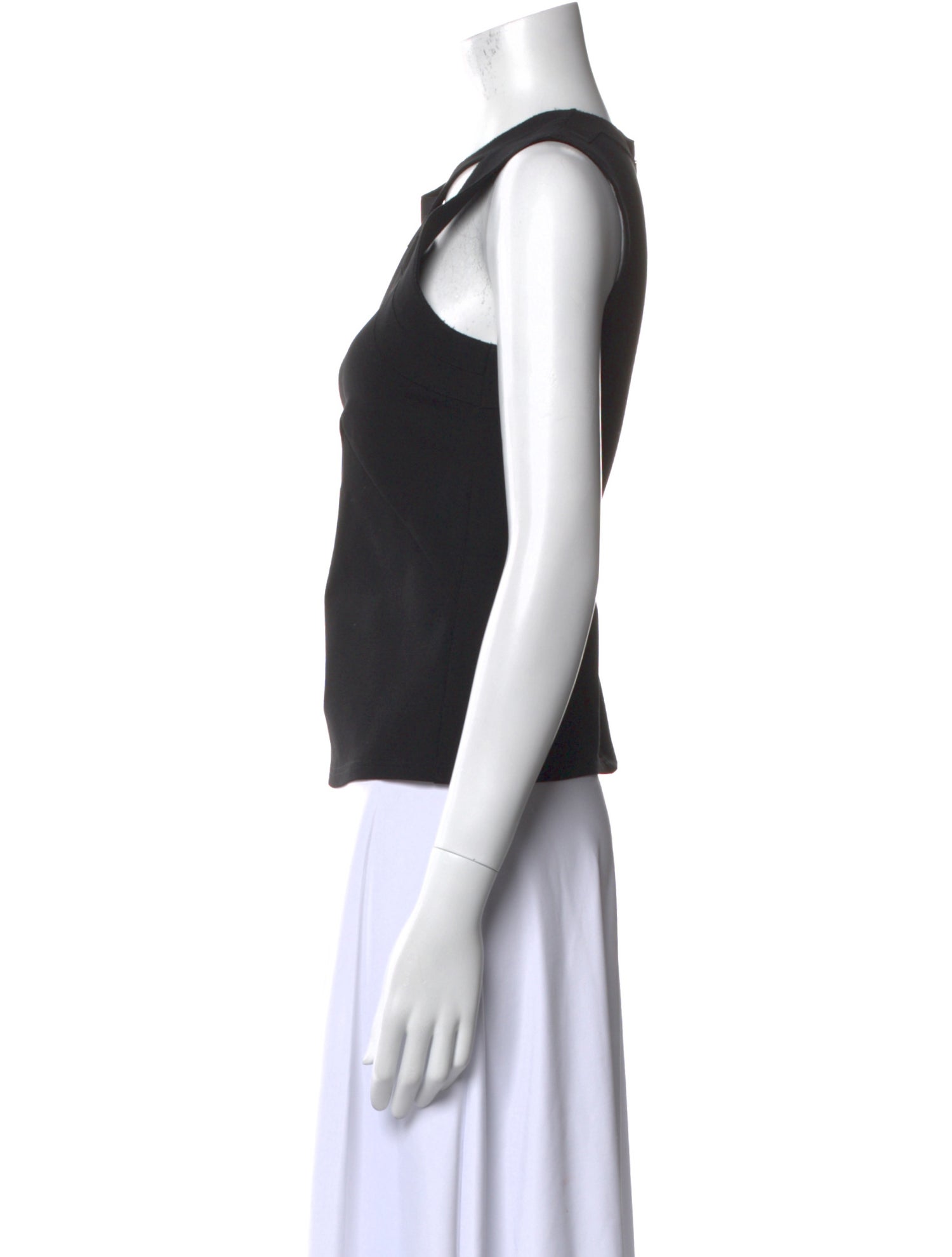 Akris Punto Crew Neck Sleeveless Top