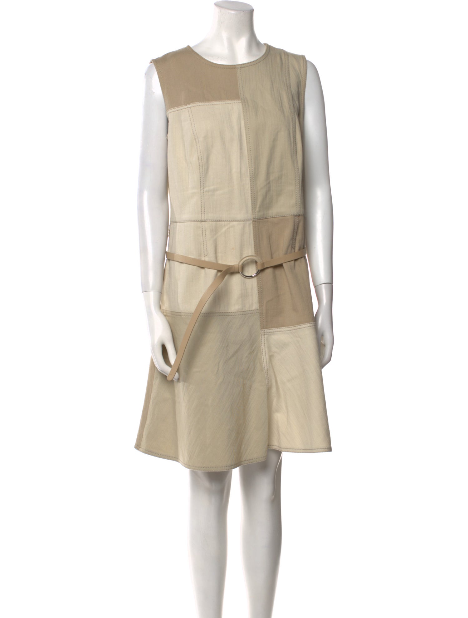 Akris Punto Scoop Neck Mini Dress