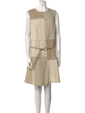 Akris Punto Scoop Neck Mini Dress