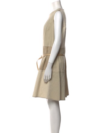 Akris Punto Scoop Neck Mini Dress