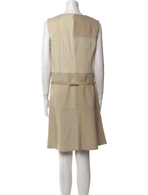 Akris Punto Scoop Neck Mini Dress