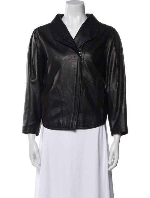 Akris Punto Silk Biker Jacket