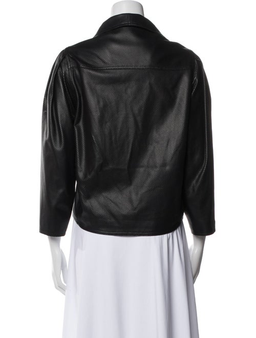 Akris Punto Silk Biker Jacket