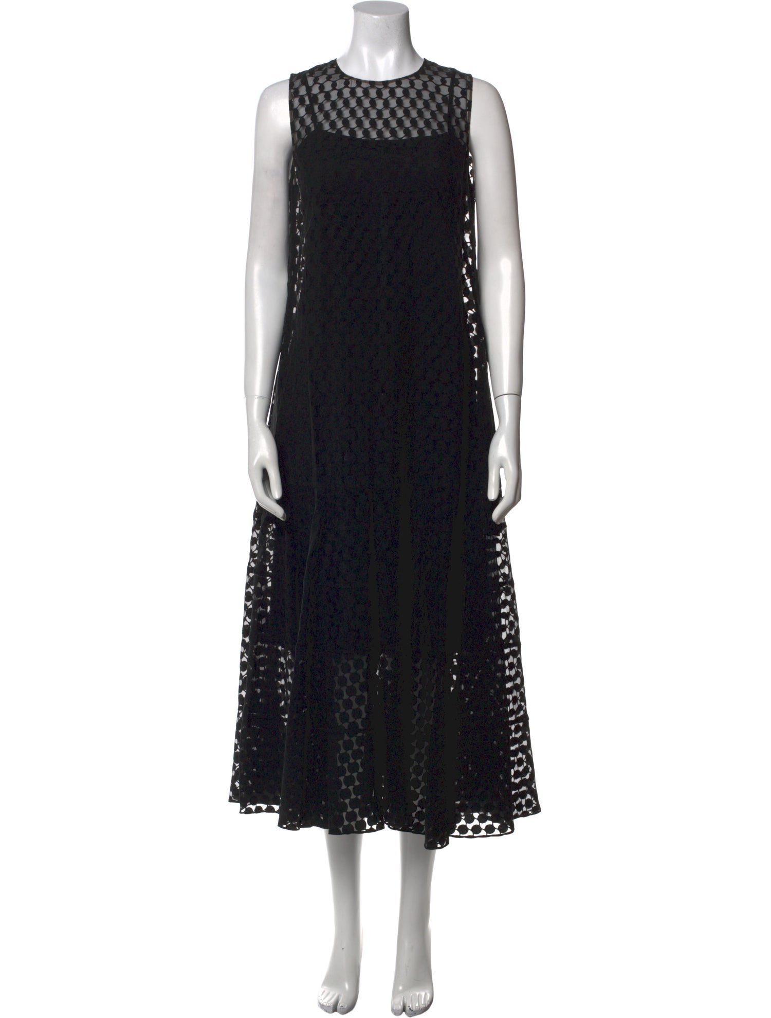 Akris Punto Crew Neck Long Dress