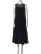 Akris Punto Crew Neck Long Dress