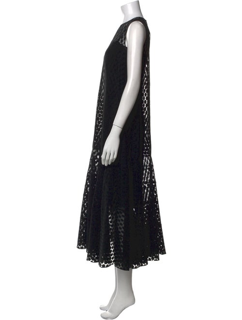 Akris Punto Crew Neck Long Dress