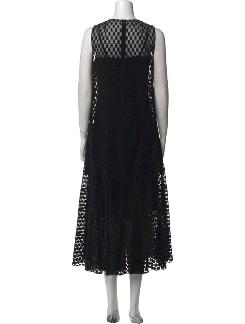 Akris Punto Crew Neck Long Dress