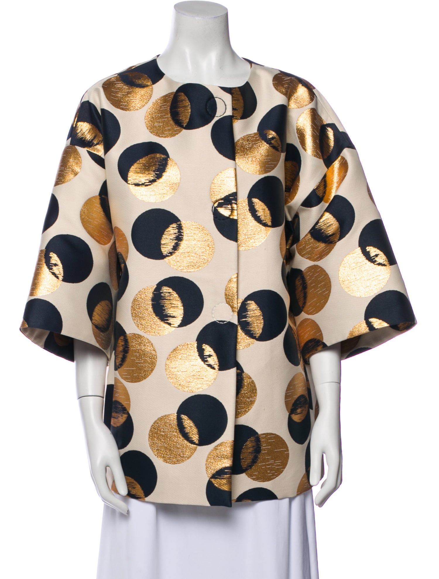 Akris Punto Polka Dot Print Jacket