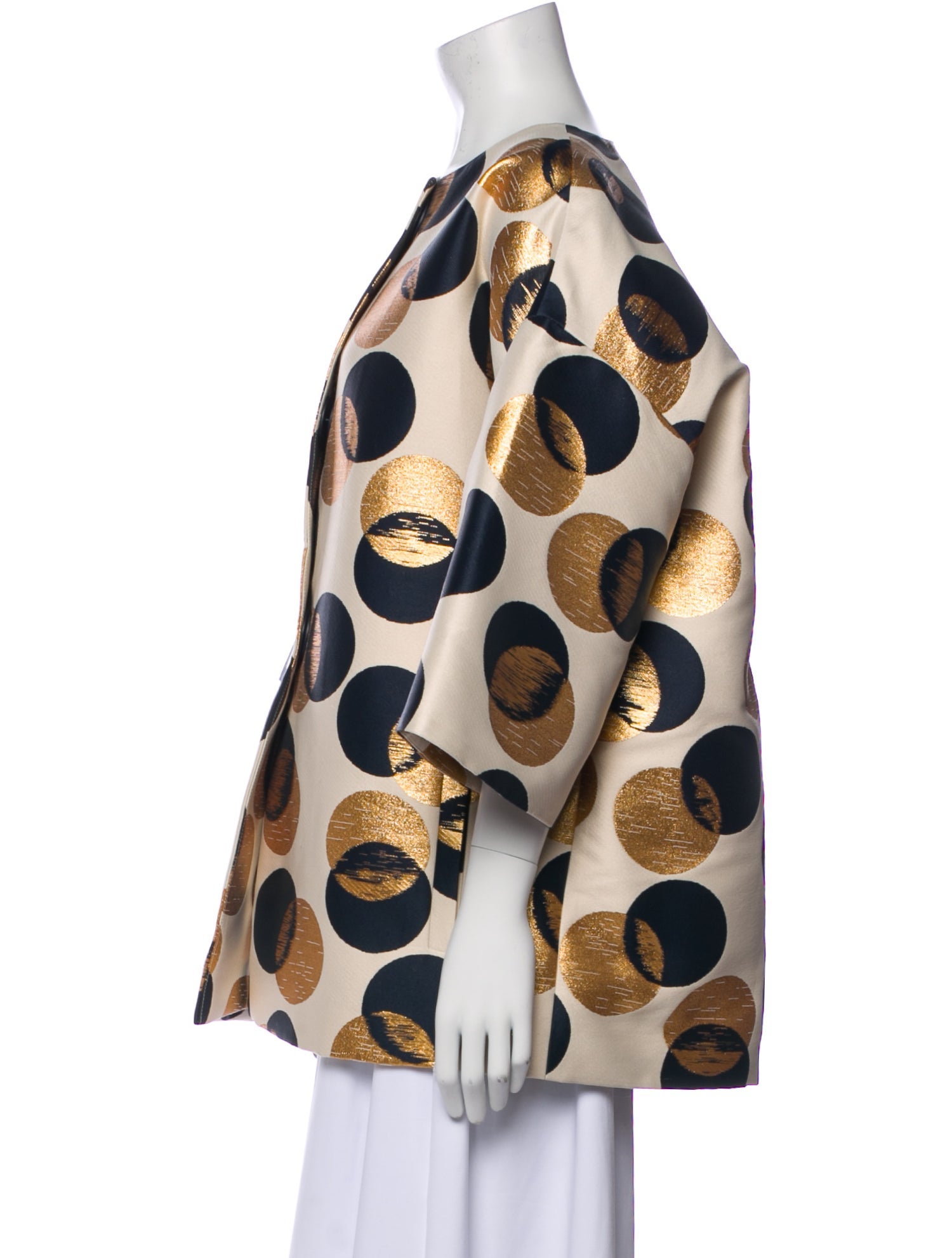 Akris Punto Polka Dot Print Jacket