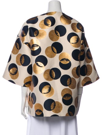 Akris Punto Polka Dot Print Jacket
