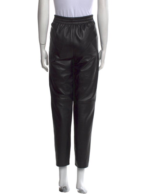 Akris Punto Goat Leather Straight Leg Pants