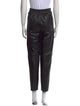 Akris Punto Goat Leather Straight Leg Pants