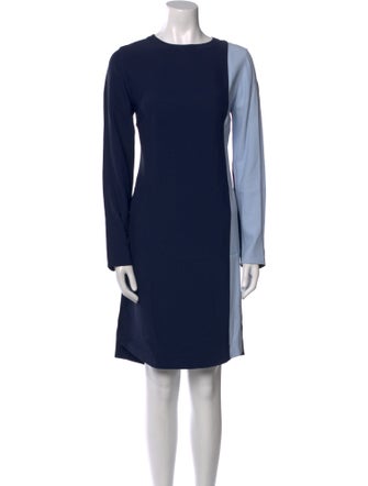 Akris Punto Bateau Neckline Knee-Length Dress