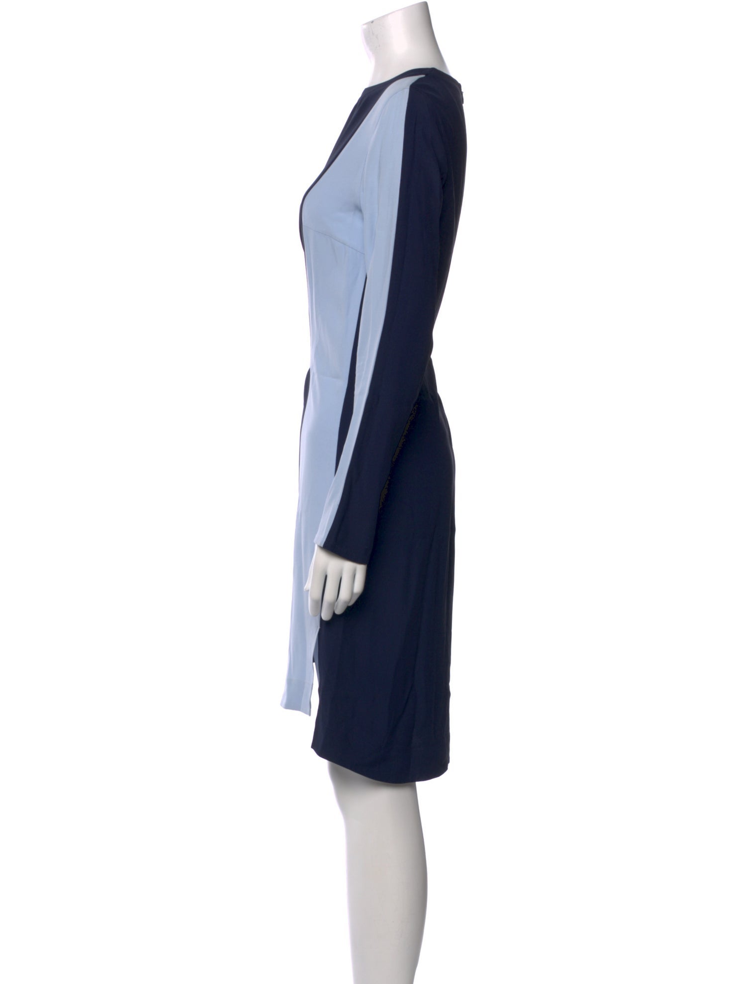 Akris Punto Bateau Neckline Knee-Length Dress