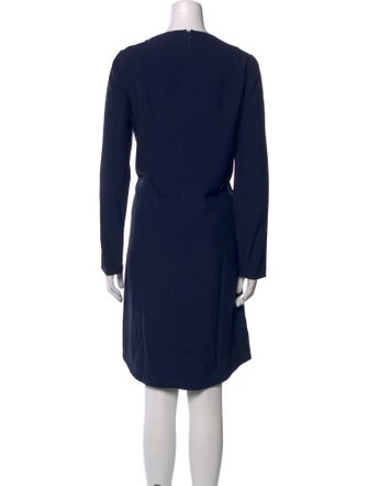 Akris Punto Bateau Neckline Knee-Length Dress