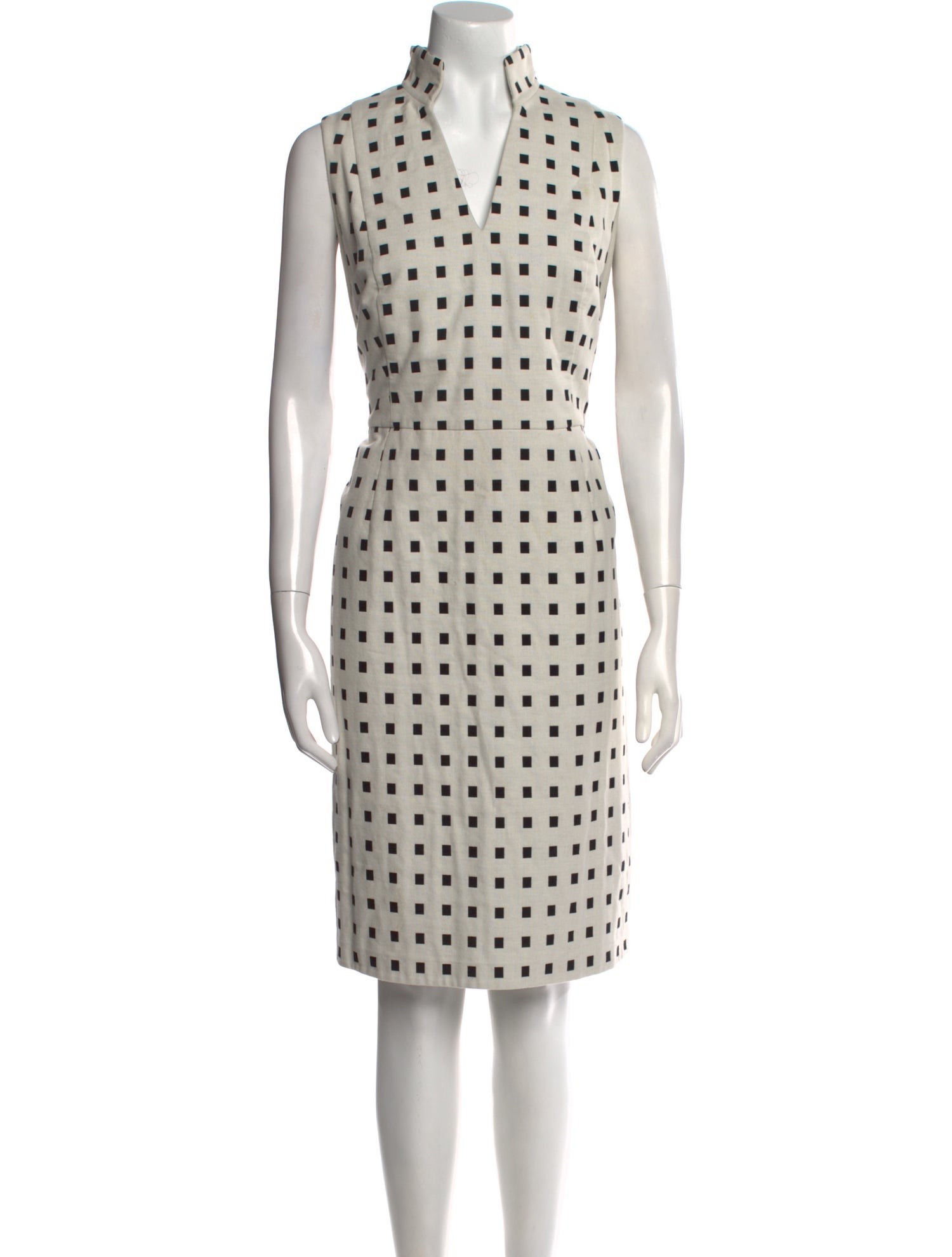 Akris Punto Printed Knee-Length Dress