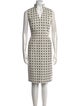 Akris Punto Printed Knee-Length Dress