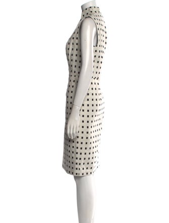 Akris Punto Printed Knee-Length Dress