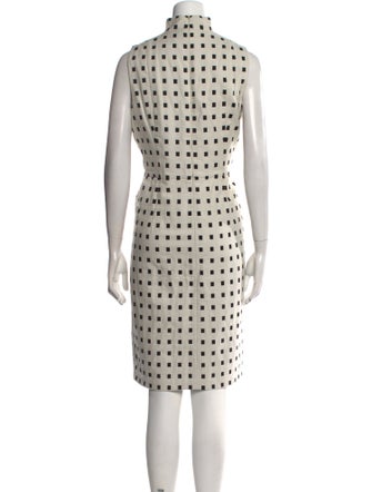Akris Punto Printed Knee-Length Dress